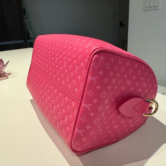 LOUIS VUITTON PINK BAG Speedy Bandoulière 20 - Picture 11 of 11